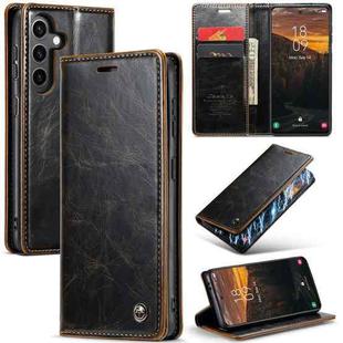 For Samsung Galaxy S24+ 5G CaseMe 003 Crazy Horse Texture Flip Leather Phone Case(Coffee)