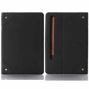 For Samsung Galaxy Tab S9 FE Retro Book Leather Tablet Case(Black)