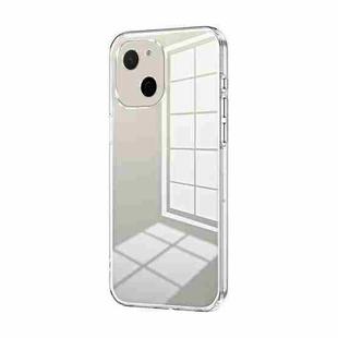 For Huawei Maimang A20 Transparent Plating Fine Hole Phone Case(Transparent)