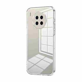 For Huawei nova 8i / Honor 50 Lite Transparent Plating Fine Hole Phone Case(Transparent)