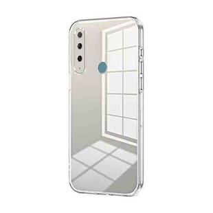 For Huawei Enjoy 10 Plus / P Smart Z Transparent Plating Fine Hole Phone Case(Transparent)
