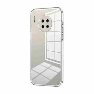 For Huawei Mate 30 Transparent Plating Fine Hole Phone Case(Transparent)