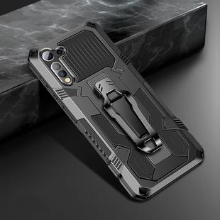 For Motorola Moto G8 Machine Armor Warrior Shockproof PC + TPU Protective Case(Black)