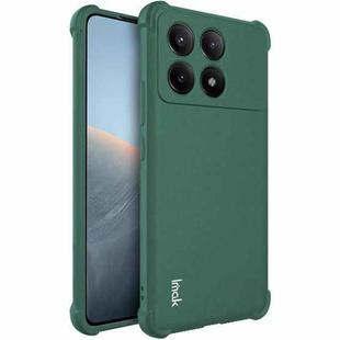 For Xiaomi Poco X6 Pro 5G/Redmi K70E 5G imak Shockproof Airbag TPU Phone Case(Matte Green)