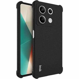 For Xiaomi Redmi Note 13 5G imak Shockproof Airbag TPU Phone Case(Matte Black)