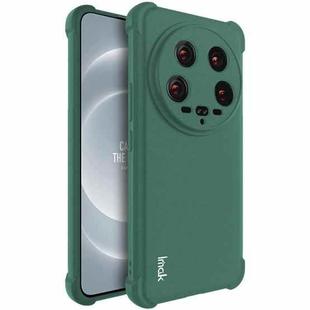 For Xiaomi 14 Ultra 5G imak Shockproof Airbag TPU Phone Case(Matte Green)