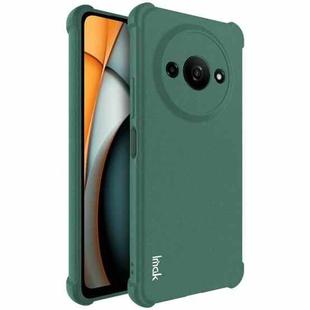 For Xiaomi Redmi A3 4G imak Shockproof Airbag TPU Phone Case(Matte Green)