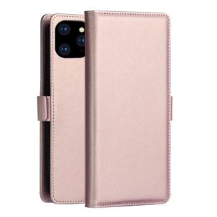 For iPhone 12 mini DZGOGO MILO Series TPU + PU Horizontal Flip Leather Case with Holder & Card Slot & Wallet(Rose Gold)