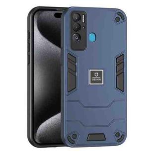For Tecno Pova Neo 2 in 1 Shockproof Phone Case(Blue)