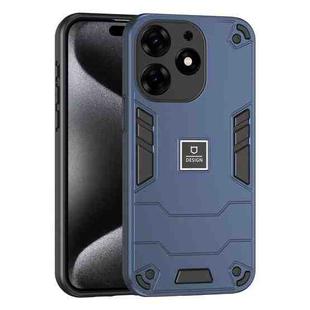 For Tecno Spark 10 Pro 2 in 1 Shockproof Phone Case(Blue)