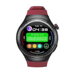 UNIWA DM80 1.43 inch IP67 Waterproof Android 8.1 Smart Watch Support 4G Network / WiFi / GPS / NFC(Red)