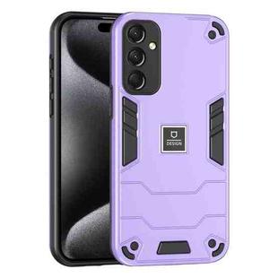 For Samsung Galaxy A24 4G 2 in 1 Shockproof Phone Case(Purple)