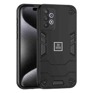 For Samsung Galaxy A32 2 in 1 Shockproof Phone Case(Black)
