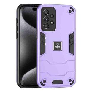 For Samsung Galaxy A52 5G 2 in 1 Shockproof Phone Case(Purple)