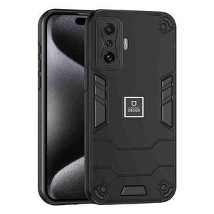 For Xiaomi Redmi K50 Gaming 2 in 1 Shockproof Phone Case(Black)