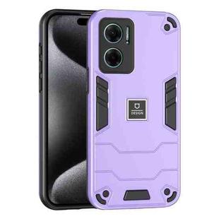 For Xiaomi Redmi Note 11E 2 in 1 Shockproof Phone Case(Purple)