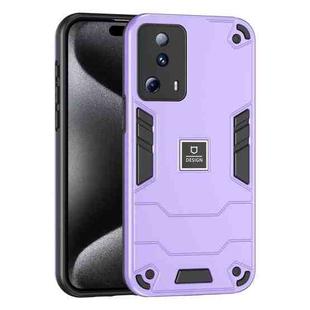 For Xiaomi 13 Lite 2 in 1 Shockproof Phone Case(Purple)