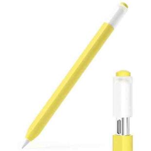 For Apple Pencil (USB-C) Jelly Silicone Stylus Pen Protective Cover(Yellow)