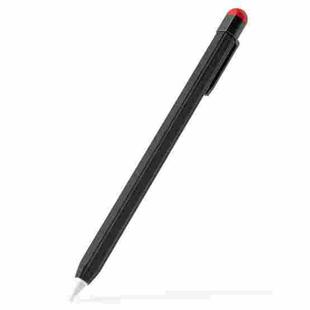 For Apple Pencil 2 Pen Clip Ultra Thin Series Stylus Pen Protective Case(Black)