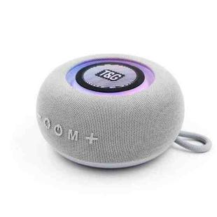 T&G TG-411 Portable Outdoor TWS Wireless Bluetooth Speaker with RGB Colorful Light(Grey)