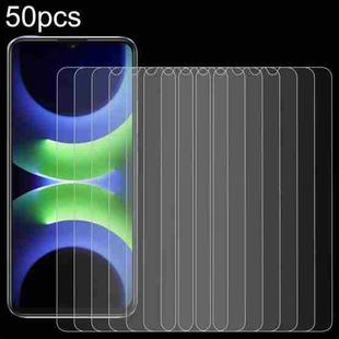 For Huawei nova Y72S 50pcs 0.26mm 9H 2.5D Tempered Glass Film