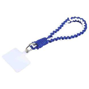 Universal Phone Four Strand Short Lanyard(Blue White)