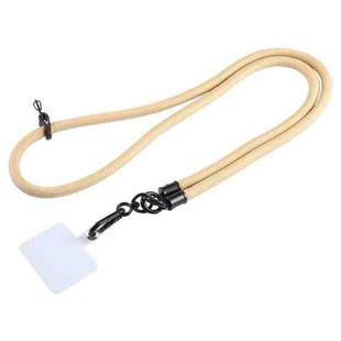 Universal Phone Solid Color Long Lanyard(Light Yellow)