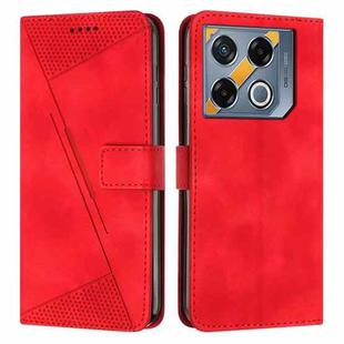 For Infinix GT 20 Pro Dream Triangle Leather Phone Case with Long  Lanyard(Red)