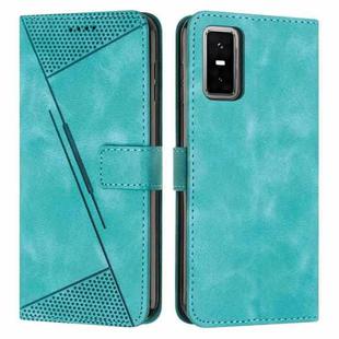 For Infinix GT 30 Pro Dream Triangle Leather Phone Case with Lanyard(Green)