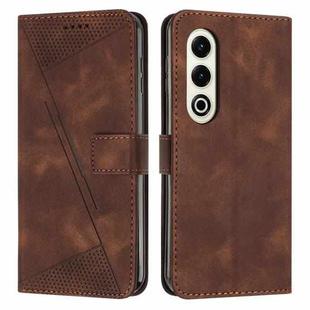 For itel S25 Dream Triangle Leather Phone Case with Long  Lanyard(Brown)