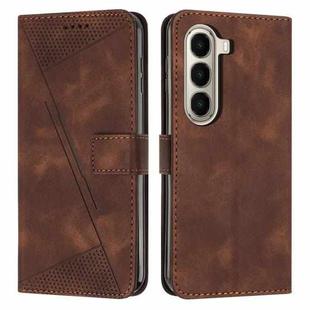For itel A95 5G Dream Triangle Leather Phone Case with Lanyard(Brown)