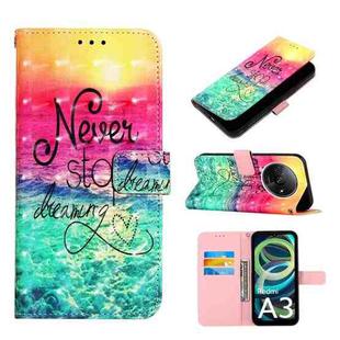 For Xiaomi Redmi A3 3D Painting Horizontal Flip Leather Phone Case(Chasing Dreams)