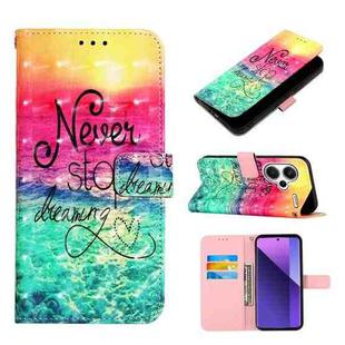 For Xiaomi Redmi Note 13 Pro+ 5G 3D Painting Horizontal Flip Leather Phone Case(Chasing Dreams)