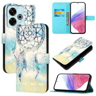 For Xiaomi Redmi 13 4G 3D Painting Horizontal Flip Leather Phone Case(Dream Wind Chimes)