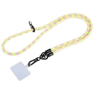 Universal Phone Pattern Lanyard(Pink Yellow)