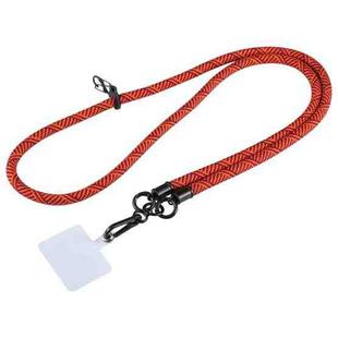 Universal Phone Twill Lanyard(Red Brown)