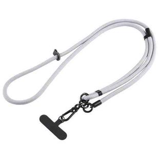 7mm Adjustable Crossbody Mobile Phone Anti-Lost Lanyard with Clip, Length: 75-150cm(Grey)