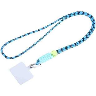 Universal Phone Braided Long Lanyard(Blue+Light Blue)