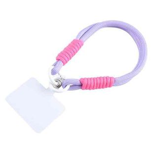 Universal Phone Short Lanyard Phone Anti-lost Hand Strap(Light Purple)