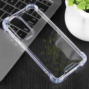 For Samsung Galaxy S24+ 5G MERCURY GOOSPERY SUPER Four-Corner Shockproof TPU Phone Case(Transparent)