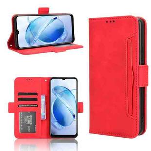 For BLU G53 Skin Feel Calf Texture Card Slots Leather Phone Case(Red)