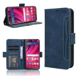 For BLU View 4 B135DL / View 2 2023 Skin Feel Calf Texture Card Slots Leather Phone Case(Blue)