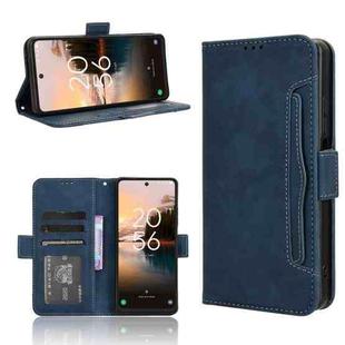 For TCL 40 NxtPaper 4G Skin Feel Calf Texture Card Slots Leather Phone Case(Blue)