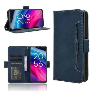For TCL 50 5G Skin Feel Calf Texture Card Slots Leather Phone Case(Blue)