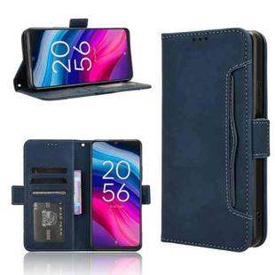 For TCL 50 SE 4G Skin Feel Calf Texture Card Slots Leather Phone Case(Blue)