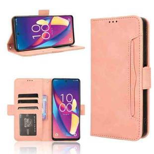 For TCL 50 XL 5G Skin Feel Calf Texture Card Slots Leather Phone Case(Pink)