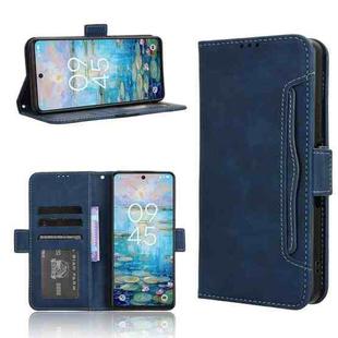 For TCL 50 NxtPaper 5G Skin Feel Calf Texture Card Slots Leather Phone Case(Blue)