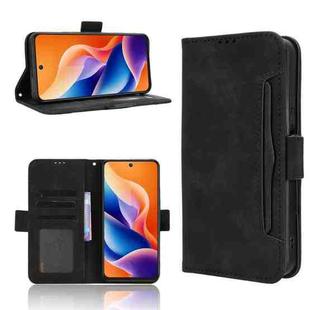 For TCL 605 / 60 SE Skin Feel Calf Texture Card Slots Leather Phone Case(Black)