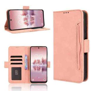 For TCL 60 SE NxtPaper 5G Skin Feel Calf Texture Card Slots Leather Phone Case(Pink)