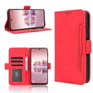 For TCL 60 SE NxtPaper 5G Skin Feel Calf Texture Card Slots Leather Phone Case(Red)